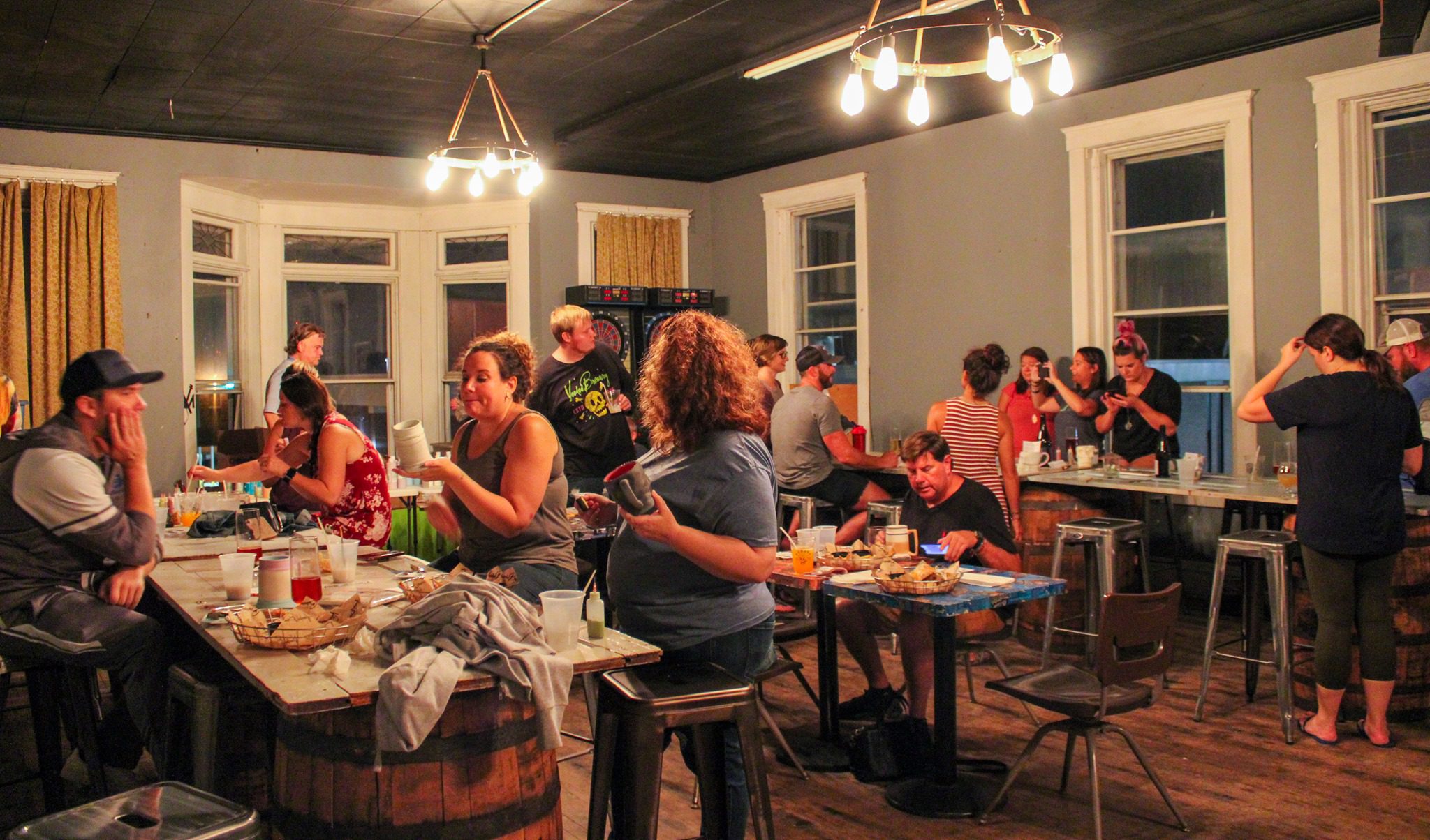 voodoo brewery paint and sip give back event