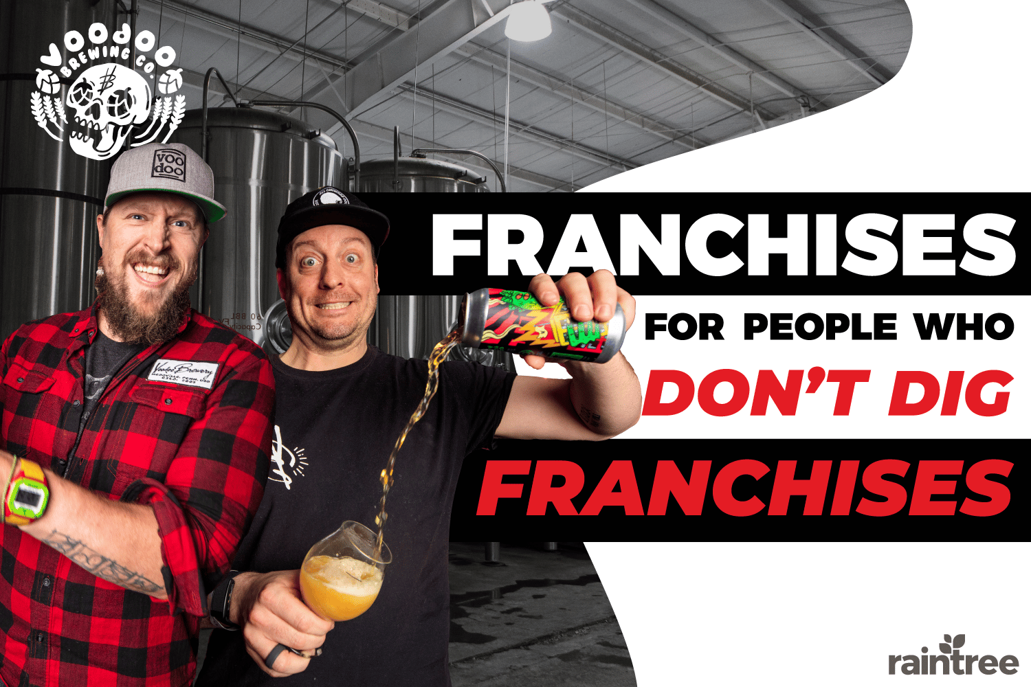 Matt and Jake of Voodoo Brewing Co 'Franchises for people who don't dig franchises'